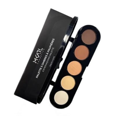 Тени для век в 5-цветной палитре Make-up Atelier Paris (MKATL COSMETICS) 5 Eyeshadows palette - T05 Red Ochre, 12.5 г