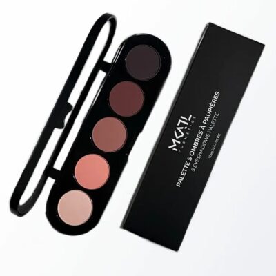 Тени для век в 5-цветной палитре Make-up Atelier Paris (MKATL COSMETICS) 5 Eyeshadows palette - T19 Wood Pink, 12.5 г