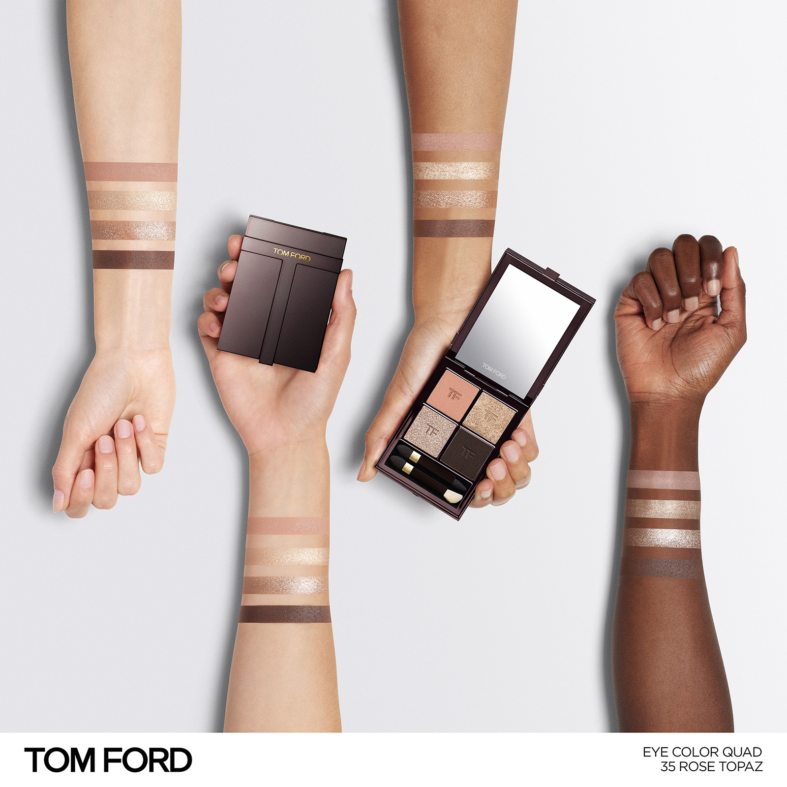 Палитра теней для век TOM FORD Eye Color Quad - 35 Rose Topaz, 8 г — изображение 3