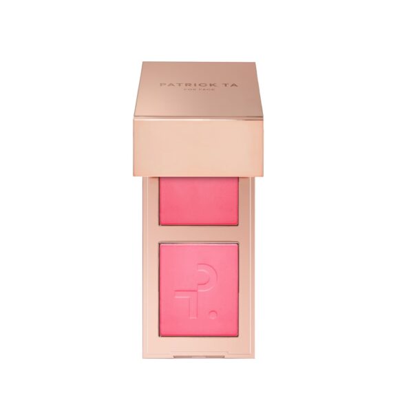 Румяна в мини формате двойные в палитре PATRICK TA Mini Major Headlines Double-Take Creme & Powder Blush Duo- She's That Girl, 4,2 г