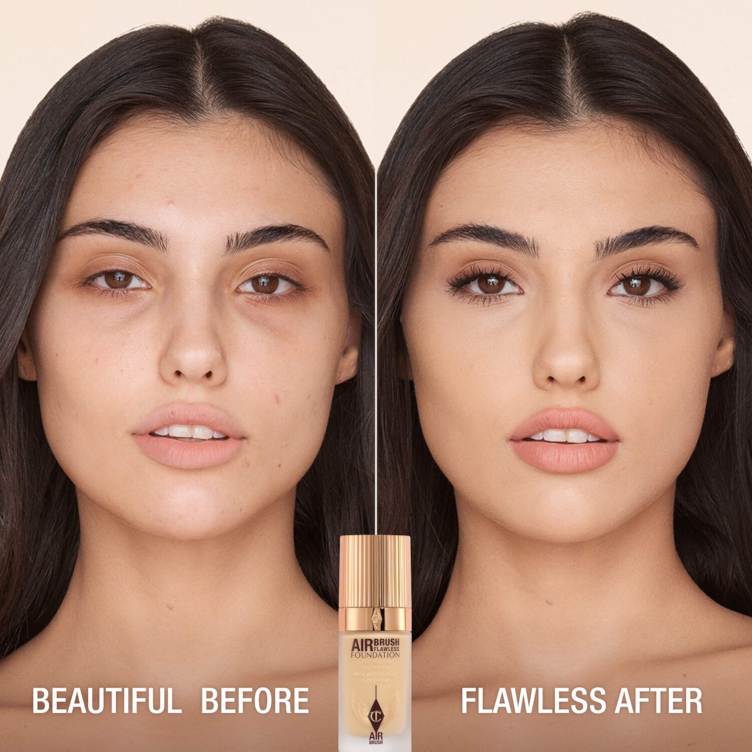 Тональная основа стойкая Charlotte Tilbury Airbrush Flawless Foundation - 5N Neutral, 30 мл — изображение 2