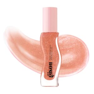 Масло-блеск Gisou High Shine Glazed Plum, увлажнение, нюдовый оттенок, 8 мл