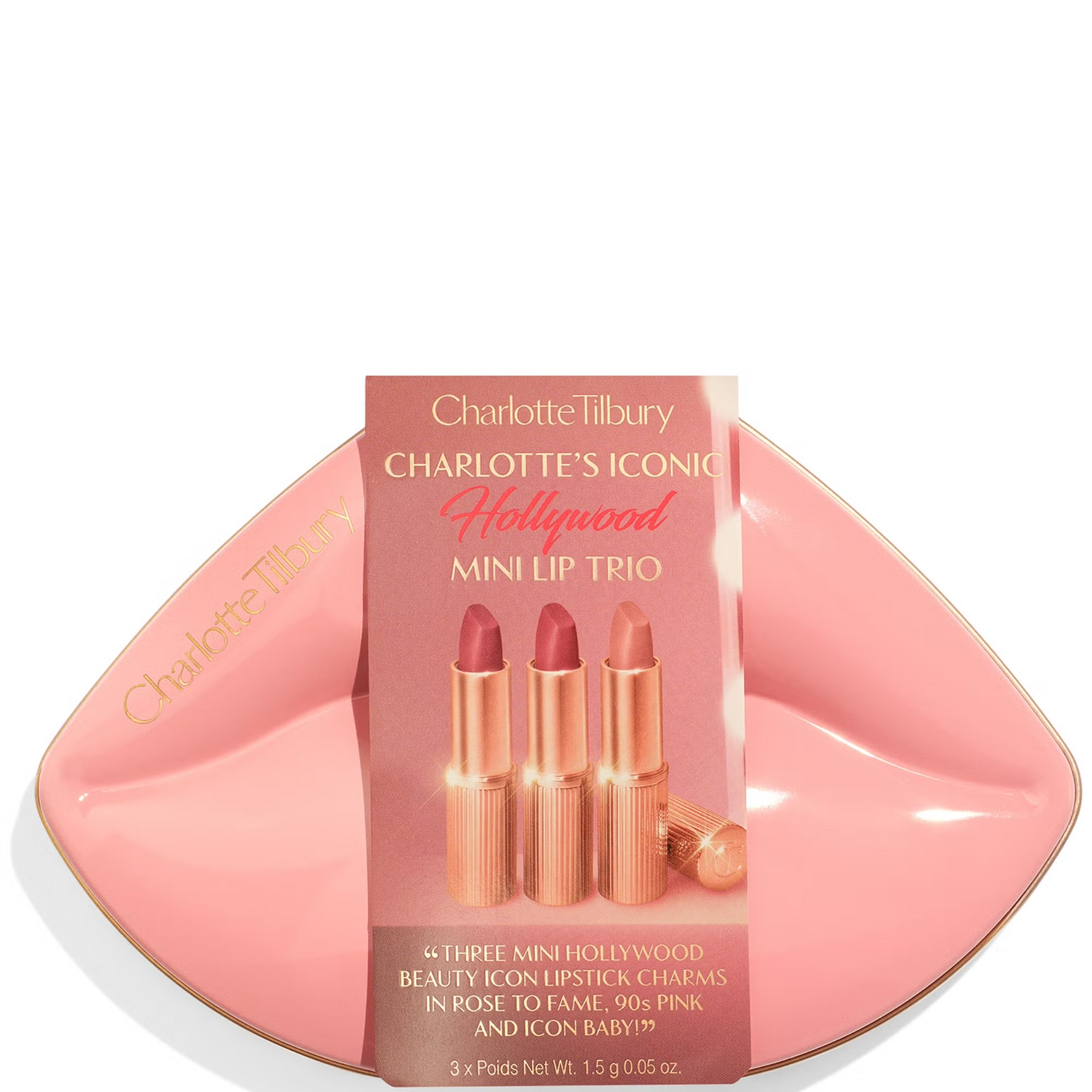 Набор для губ Charlotte Tilbury Hollywood Iconic Mini Lip Trio — изображение 2