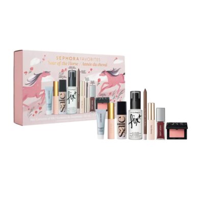 Лимитированный набор косметики Sephora Favorites Year oh Horse, 8 продуктов: 3 полноразмерных, 3 тревел и 2 мини формата