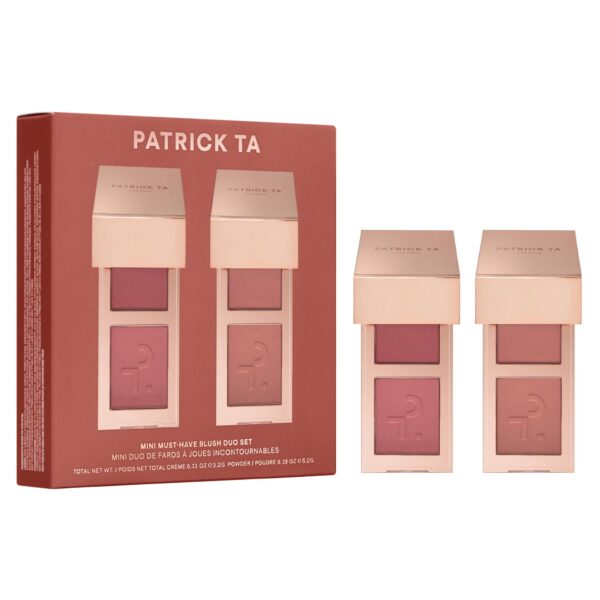 Набор двойных румян Patrick Ta Mini Must-Have Blush Duo Set - She Goes To The Gym и She’s Seductive