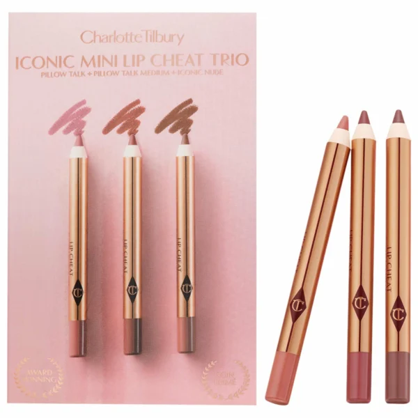Набор карандашей для губ в мини формате Charlotte Tilbury Iconic Mini Lip Cheat Trio