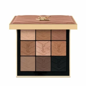Палитра теней для глаз Yves Saint Laurent COUTURE EYE PALETTE 9 shades of brown shadows - Nude Hours, 17.5 г