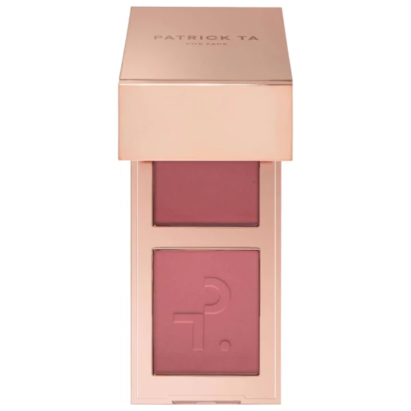 Румяна в мини формате двойные в палитре PATRICK TA Mini Major Headlines Double-Take Creme & Powder Blush Duo- She goes to the gym, 4,2 г