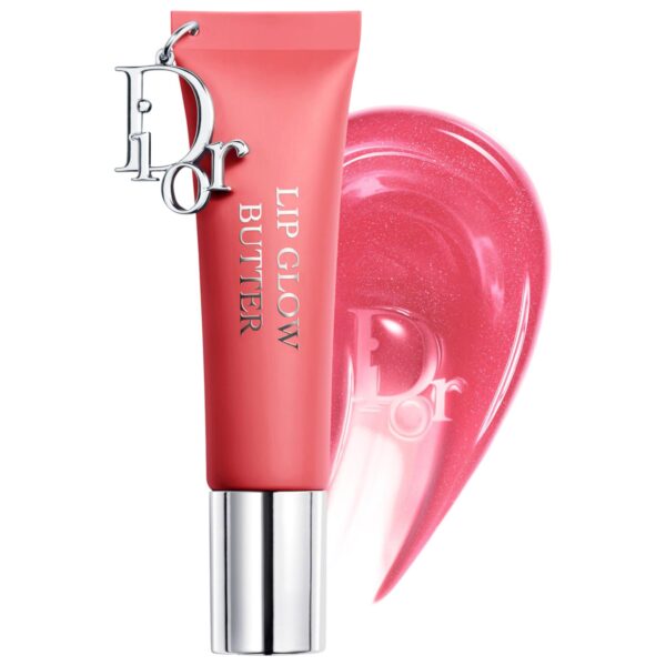 Бальзам-блеск для губ увлажняющий масляный DIOR Addict Lip Glow Butter Hydrating Gloss Balm - 108 Guava, 10 мл