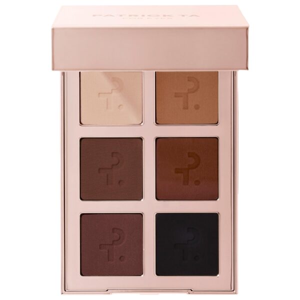 Палитра матовых теней Patrick Ta Major Dimension Essential Artistry Edit Matte Eyeshadow Palette - Deep, 10.8 г