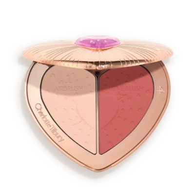 Палетка для лица Charlotte Tilbury Beauty Soulmates Face Palette Pillow Talk - Flawless Peach, 13 г