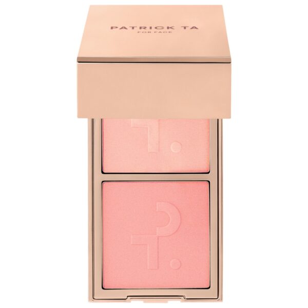 Румяна в мини формате двойные в палитре PATRICK TA Transition Blurring Blush Duo - Shy At First, 6 г