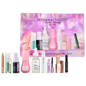 Набор косметики Sephora Favorites Gleamy Dreamy, 3 полноразмерных, 1 тревел и 5 мини -форматов