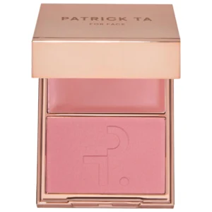 Румяна двойные в палитре PATRICK TA Major Headlines Double-Take Creme & Powder Blush Duo - Out Of Office, 5 г сухие, 5 г кремовые